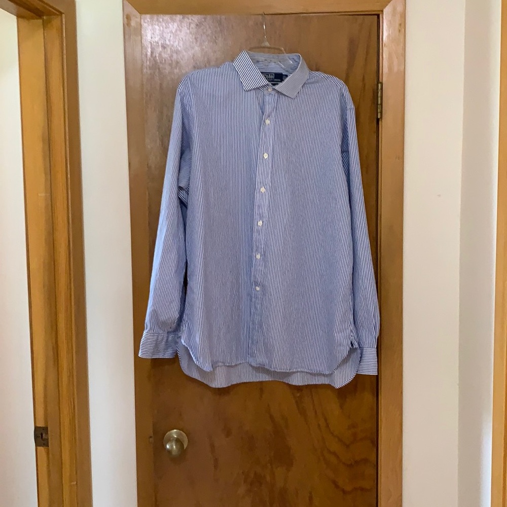 Polo by Ralph Lauren Men’s LS Custom Fit Shirt